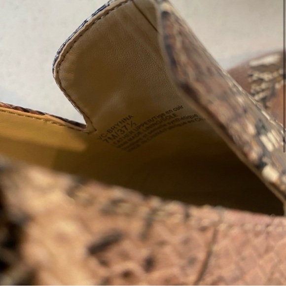Vince Camuto Snake Print Loafers - Picture 4 of 4